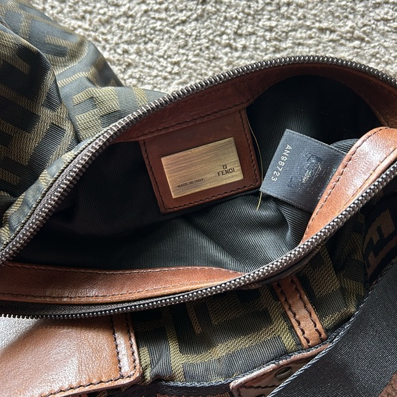 Vintage FENDI Zucchino Shoulder Crossbody bag - Picture 8 of 14